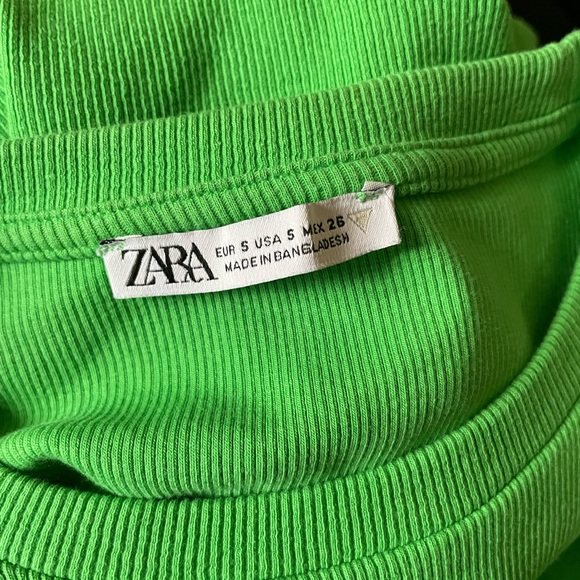 Women’s Zara Neon Ribbed Dress ( Small ) - Picture 2 of 4